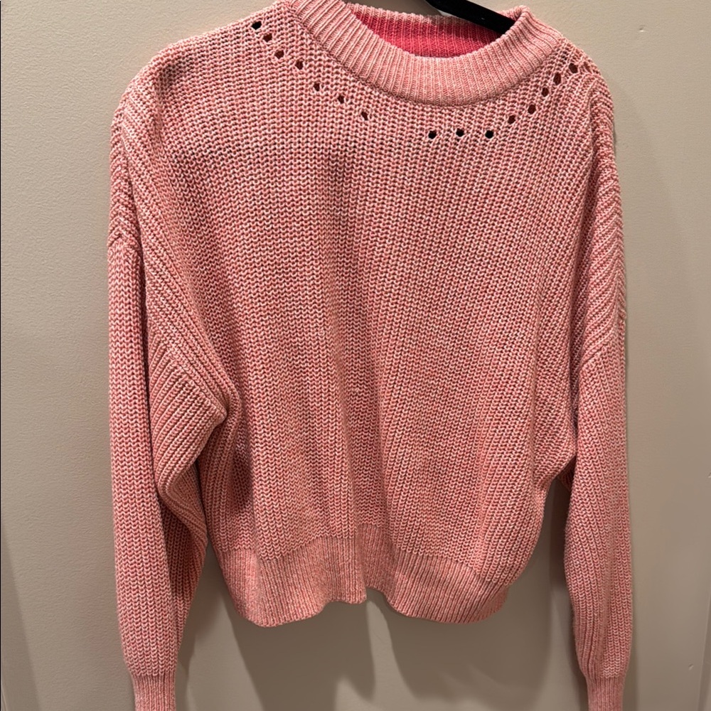 Pink Knit Women's Sweater